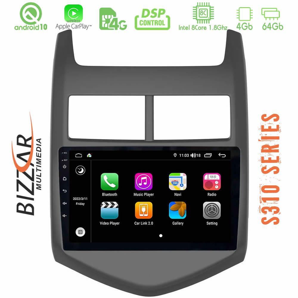 bizzar_g5107 Bizzar S310 Chevrolet Aveo 2011-2017 Car Pad 9" Android 10 Multimedia Station - Image 1