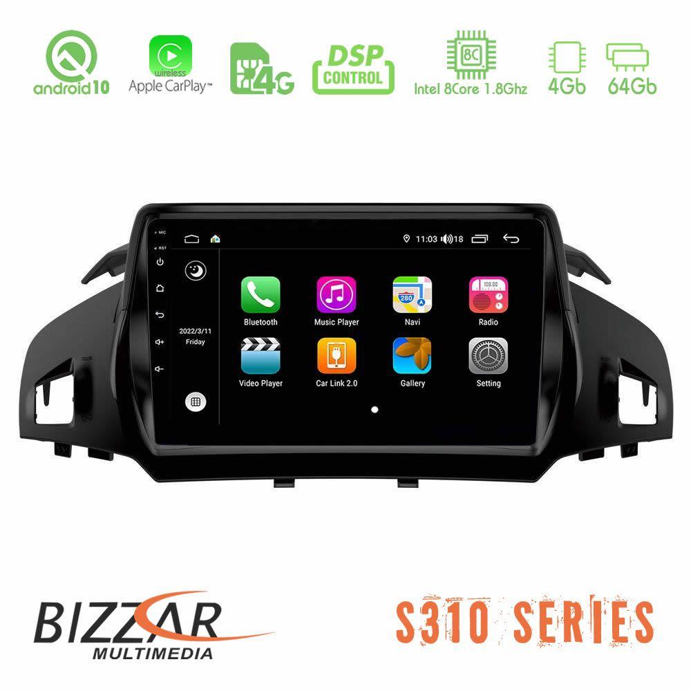 bizzar_g5362 Bizzar S310 Ford Kuga 2013-2019 Car Pad 9" Android 10 Multimedia Station - Image 1