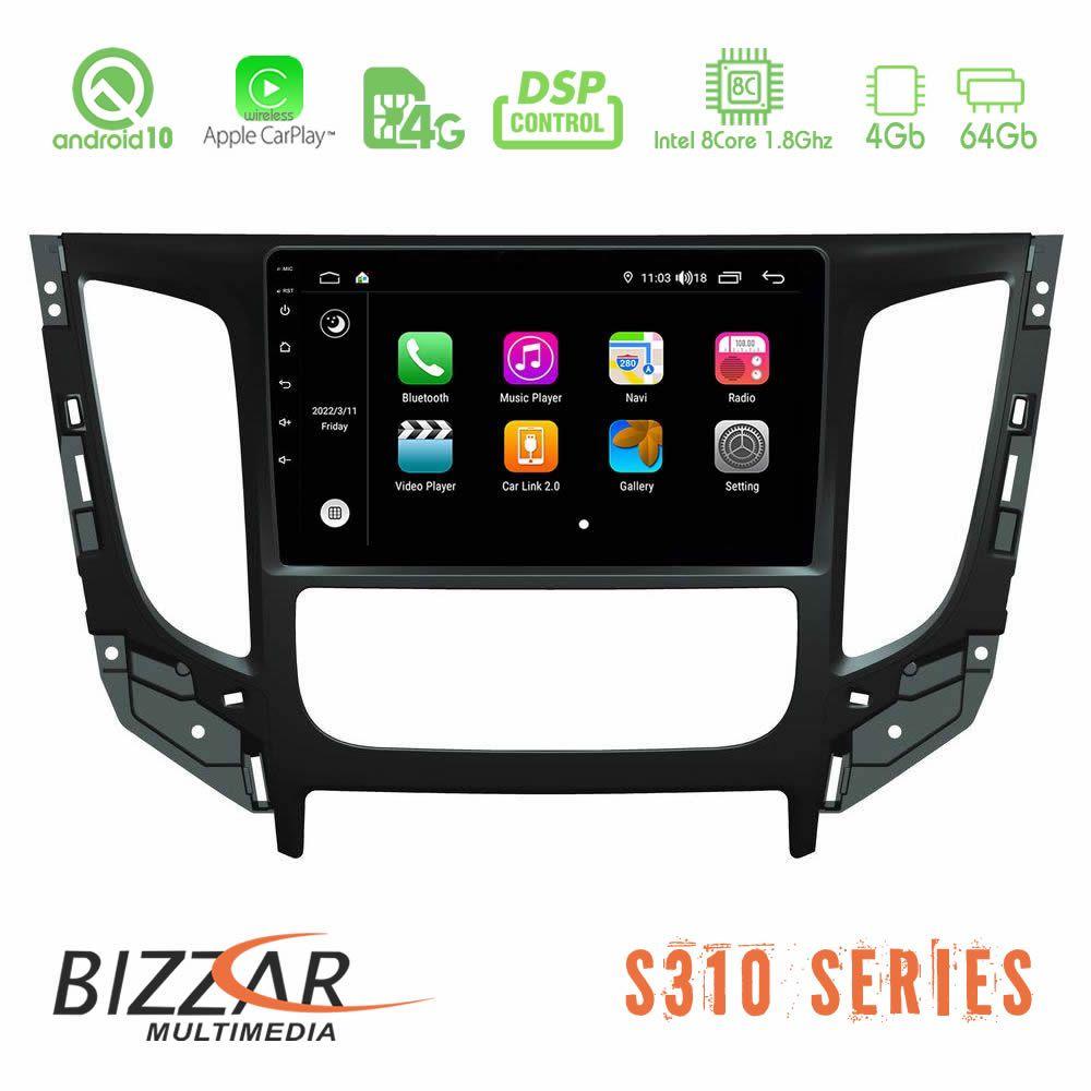 bizzar_g6198 Bizzar S310 Mitsubishi L200 2016-2021 Car Pad 9" Android 10 Multimedia Station - Image 1