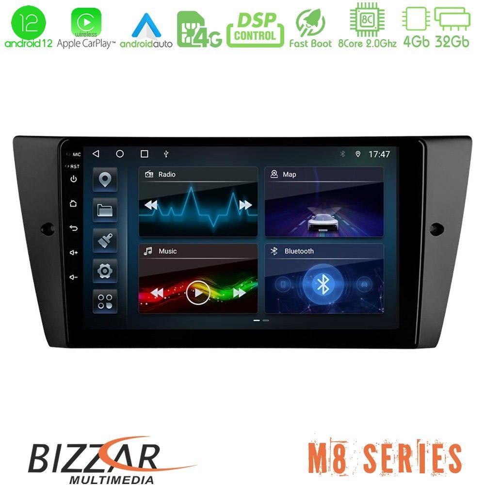 bizzar_m8_bm0751 Bizzar M8 Series BMW 3 Series 2006-2011 8core Android12 4+32GB Navigation Multimedia Tablet 9" - Image 1