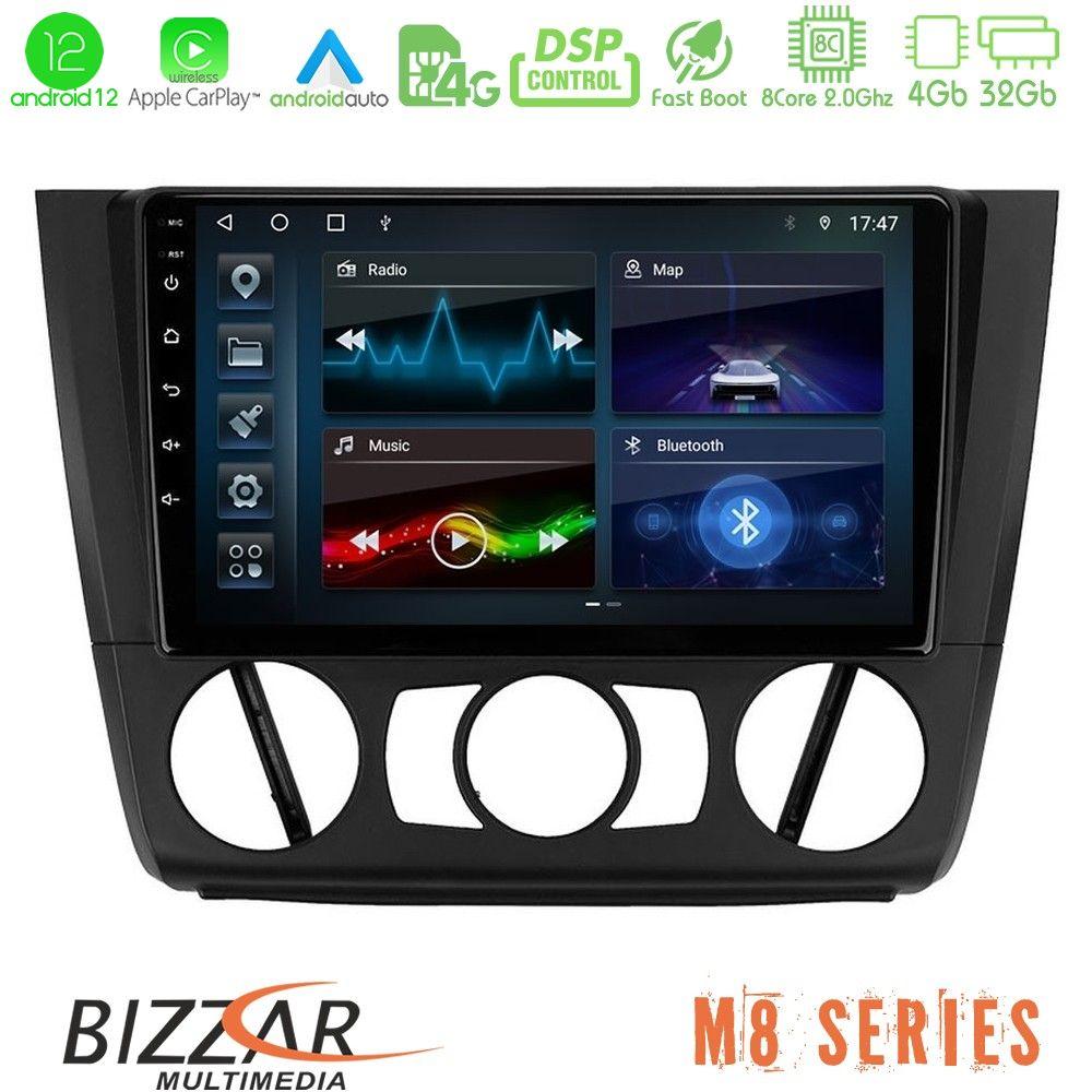 bizzar_m8_bm1011 Bizzar M8 Series BMW 1Series E81/E82/E87/E88 (MANUAL A/C) 8core Android12 4+32GB Navigation Multimedia Tablet 9" - Image 1
