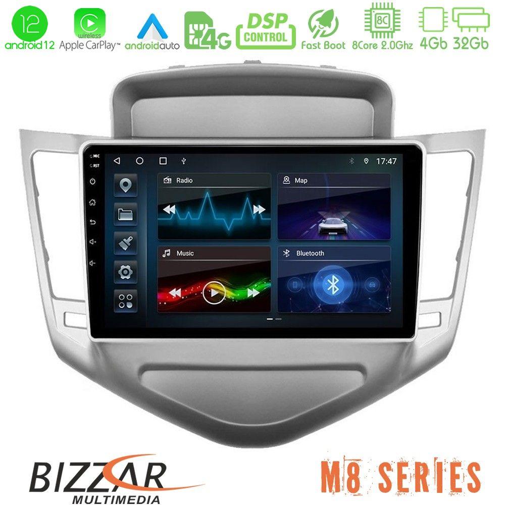 bizzar_m8_cv036n Bizzar M8 Series Chevrolet Cruze 2009-2012 8core Android12 4+32GB Navigation Multimedia Tablet 9" - Image 1