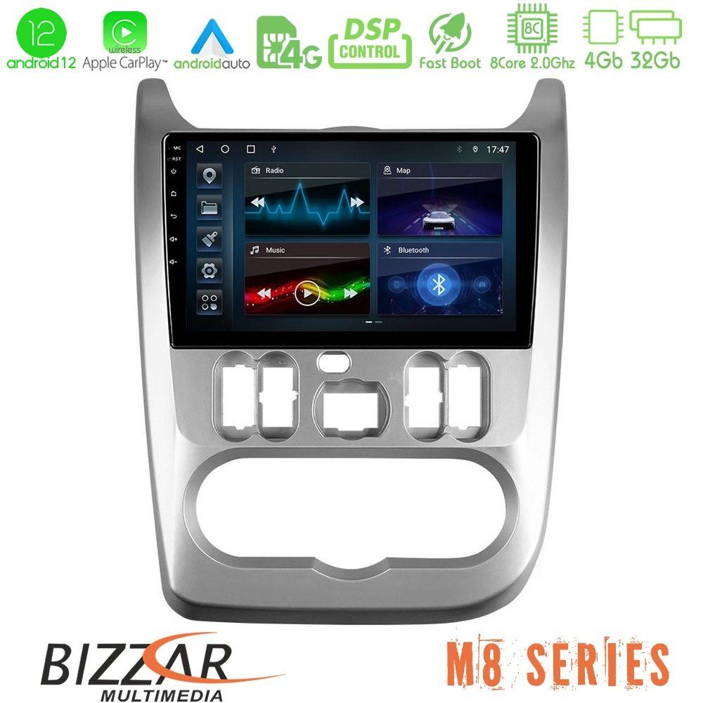 bizzar_m8_dc0766 Bizzar M8 Series Dacia Duster/Sandero/Logan 8core Android12 4+32GB Navigation Multimedia Tablet 9" - Image 1