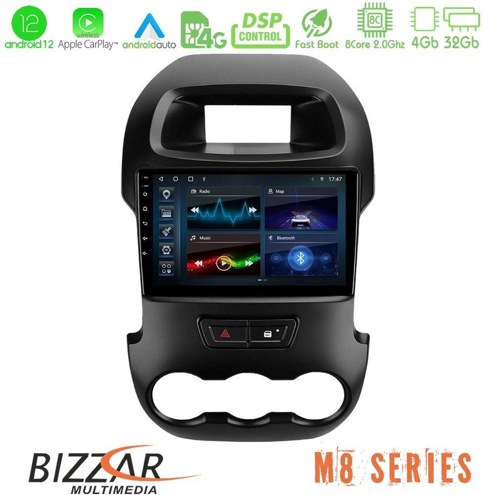 bizzar_m8_fd0591 Bizzar M8 Series Ford Ranger 2012-2016 8core Android12 4+32GB Navigation Multimedia Tablet 9" - Image 1