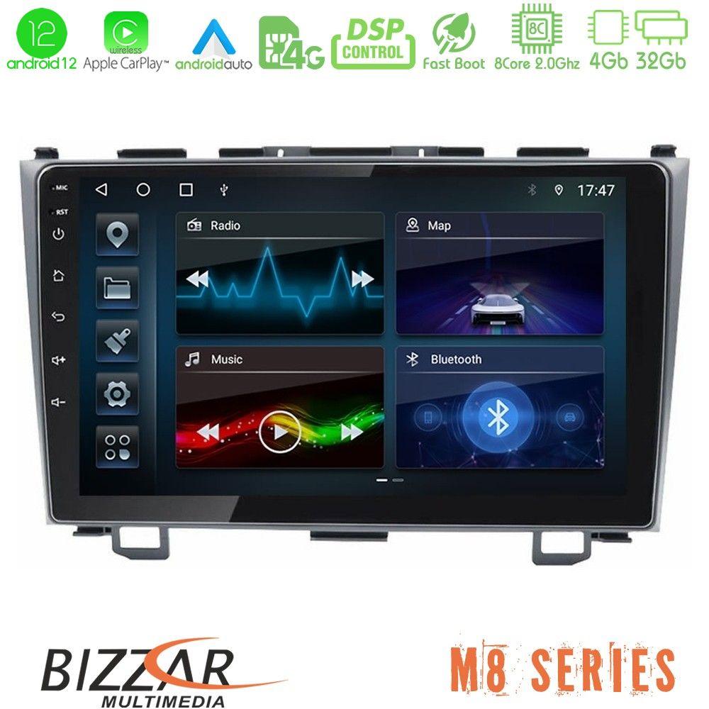bizzar_m8_hd0110 Bizzar M8 Series Honda CRV 8core Android12 4+32GB Navigation Multimedia Tablet 9" - Image 1