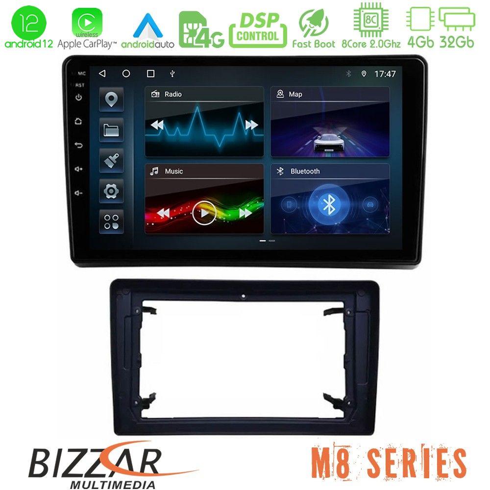 bizzar_m8_jp0927 Bizzar M8 Series Chrysler / Dodge / Jeep 8core Android12 4+32GB Navigation Multimedia Tablet 10" - Image 1