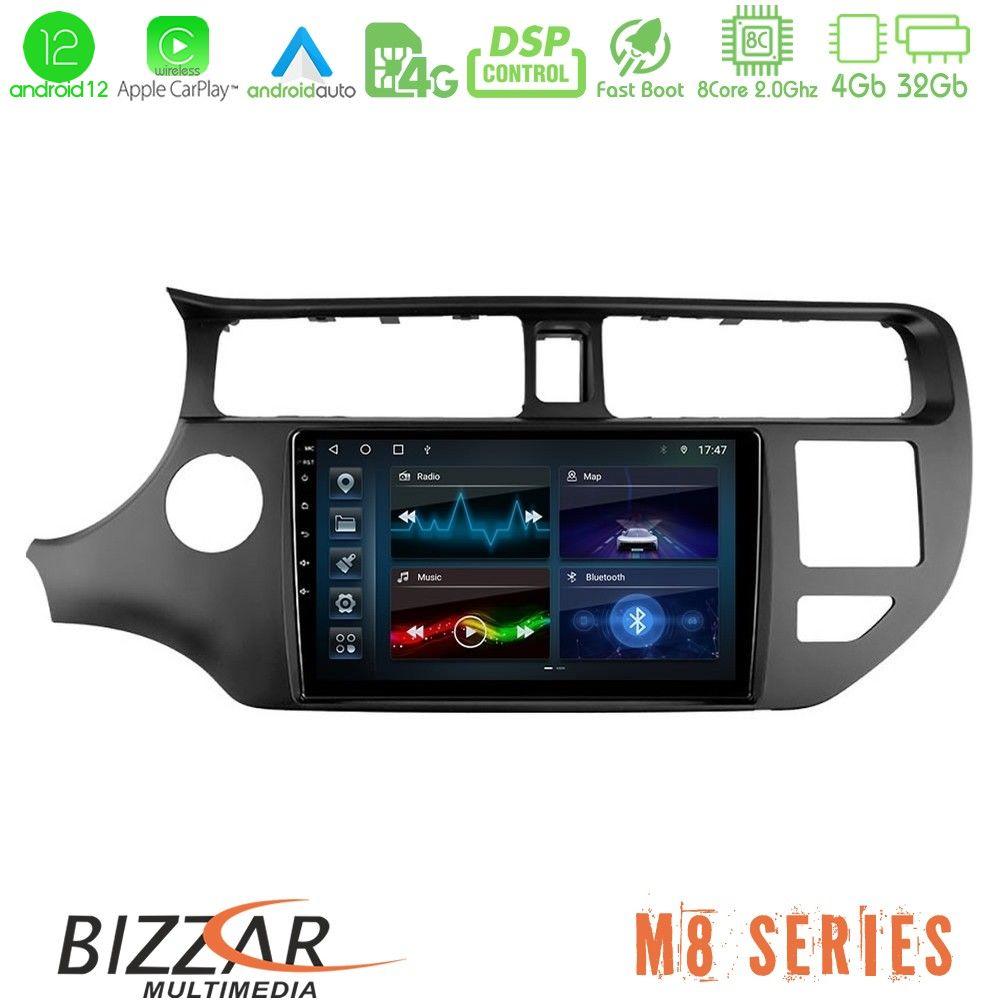 bizzar_m8_ki0552 Bizzar M8 Series Kia Rio 2011-2015 8core Android12 4+32GB Navigation Multimedia Tablet 9" - Image 1