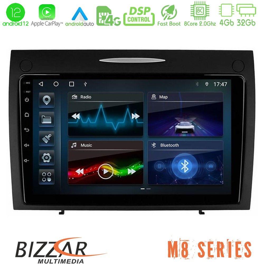 bizzar_m8_mb045n Bizzar M8 Series Mercedes SLK Class 8core Android12 4+32GB Navigation Multimedia Tablet 9" - Image 1