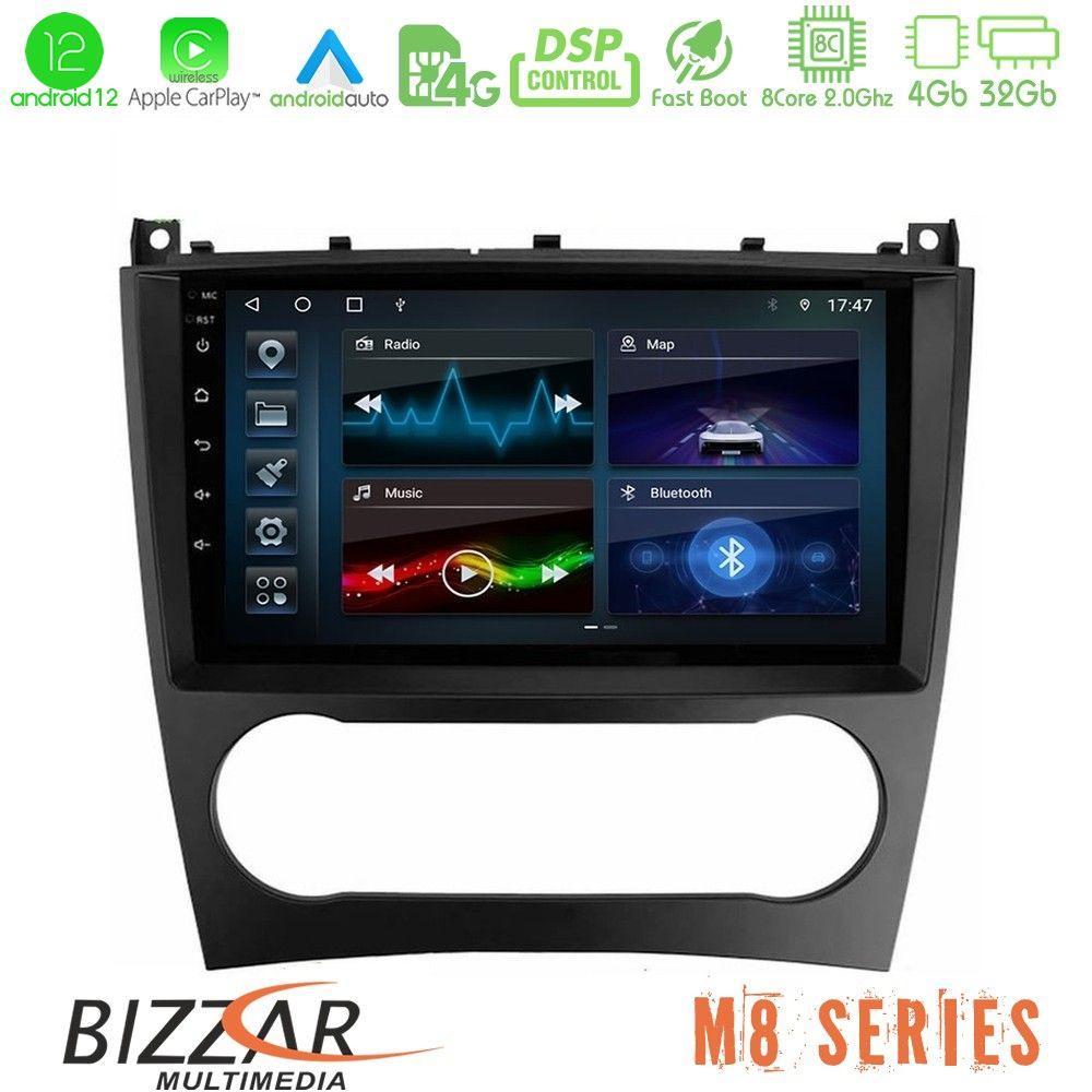 bizzar_m8_mb0926 Bizzar M8 Series Mercedes W203 Facelift 8core Android12 4+32GB Navigation Multimedia Tablet 9" - Image 1