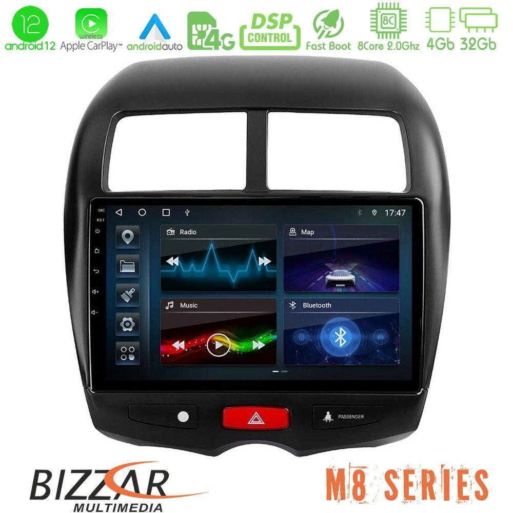 bizzar_m8_mt0075 Bizzar M8 Series Mitsubishi ASX 8core Android12 4+32GB Navigation Multimedia Tablet 10" - Image 1