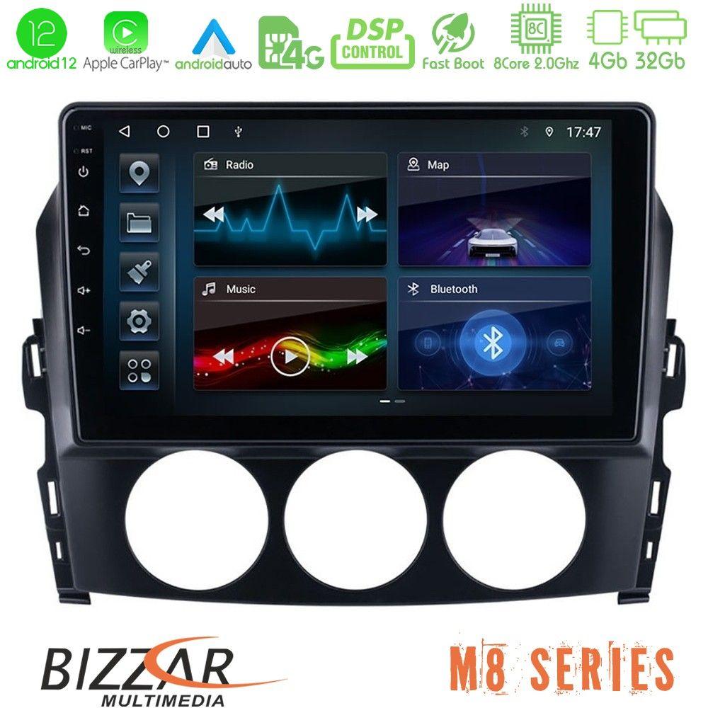 bizzar_m8_mz049n Bizzar M8 Series Mazda MX-5 2006-2008 8core Android12 4+32GB Navigation Multimedia Tablet 9" - Image 1