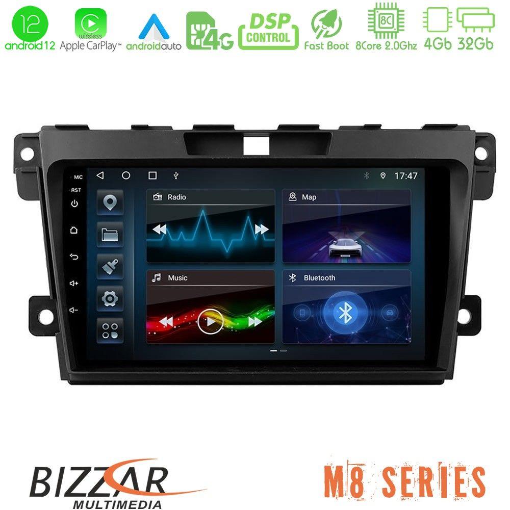 bizzar_m8_mz968 Bizzar M8 Series Mazda CX-7 2007-2011 8core Android12 4+32GB Navigation Multimedia Tablet 9" - Image 1