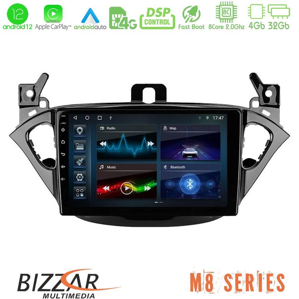 bizzar_m8_op0425 Bizzar M8 Series Opel Corsa E 8core Android12 4+32GB Navigation Multimedia Tablet 9" - Image 1
