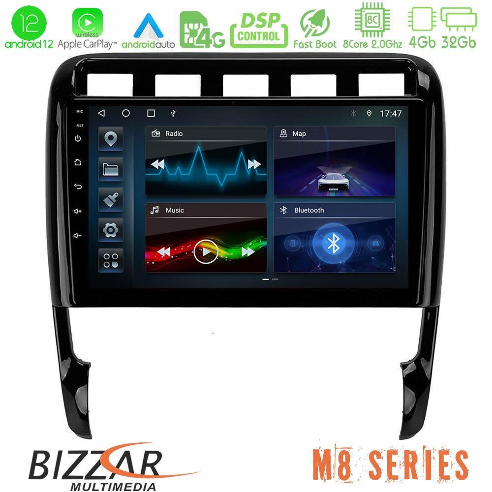 bizzar_m8_pc0956 Bizzar M8 Series Porsche Cayenne 2003-2010 8core Android12 4+32GB Navigation Multimedia Tablet 9" - Image 1