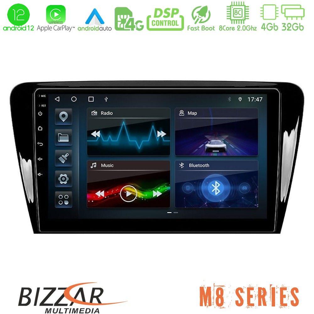 bizzar_m8_sk007 Bizzar M8 Series Skoda Octavia 7 8core Android12 4+32GB Navigation Multimedia Tablet 10" - Image 1