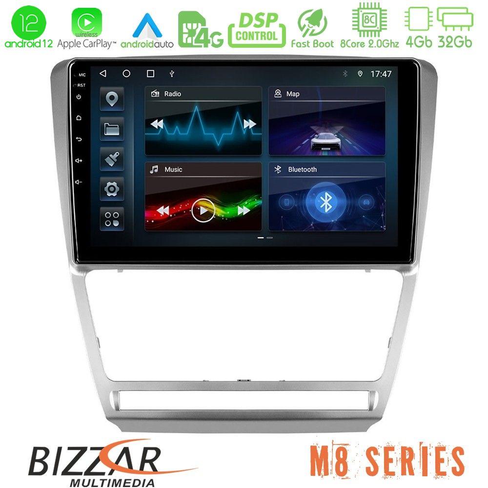 bizzar_m8_sk229s Bizzar M8 Series Skoda Octavia 5 8core Android12 4+32GB Navigation Multimedia Tablet 10" - Image 1
