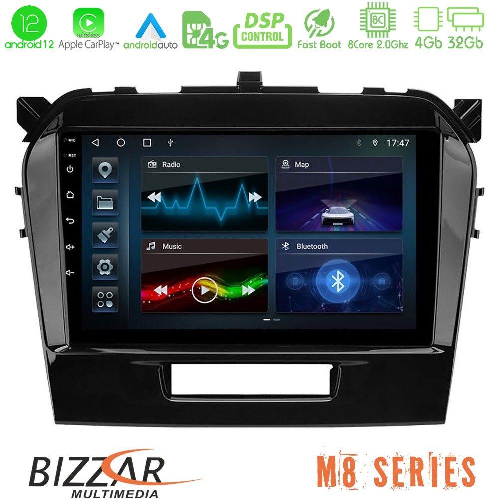 bizzar_m8_sz0162 Bizzar M8 Series Suzuki Vitara 2015-2021 8core Android12 4+32GB Navigation Multimedia Tablet 9" - Image 1