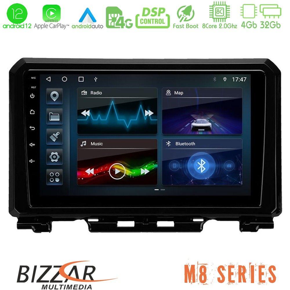 bizzar_m8_sz0546 Bizzar M8 Series Suzuki Jimny 2018-2022 Android12 4+32GB Navigation Multimedia Tablet 9" - Image 1