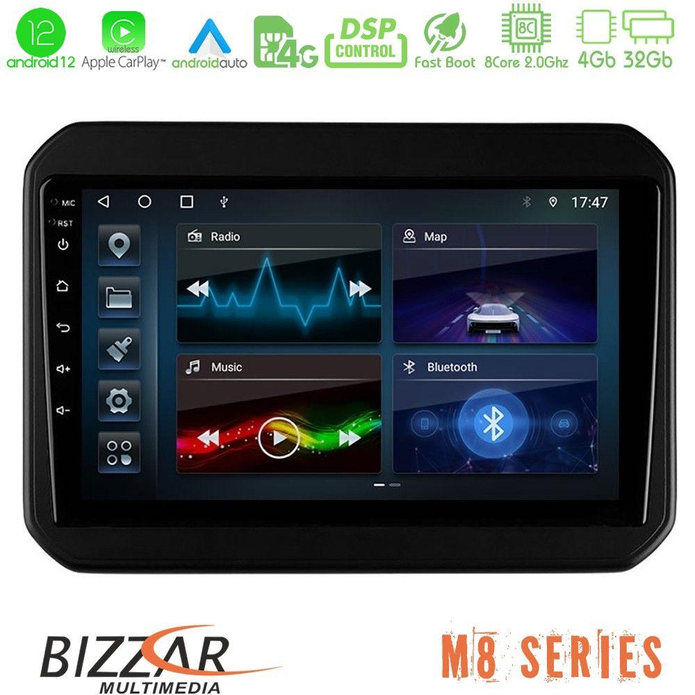 bizzar_m8_sz580 Bizzar M8 Series Suzuki Ignis 8core Android12 4+32GB Navigation Multimedia Tablet 9" - Image 1
