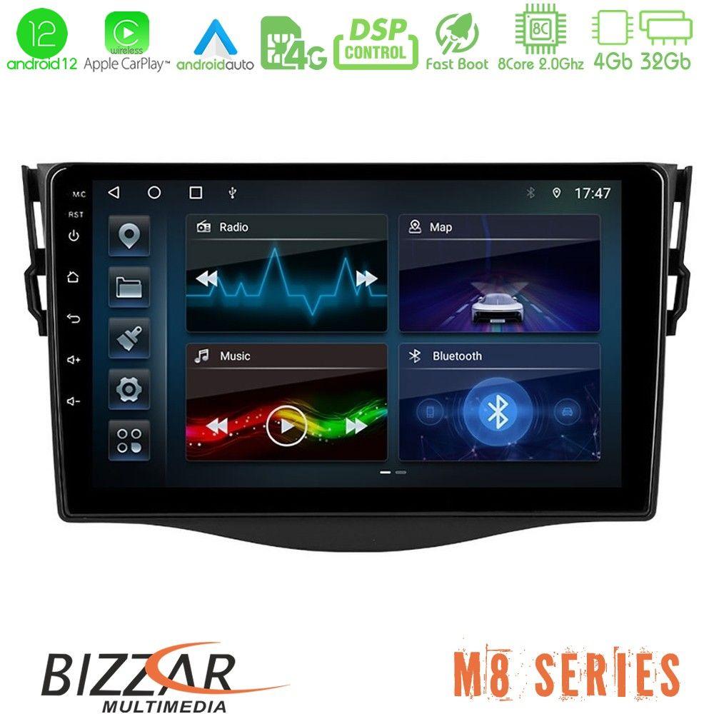 bizzar_m8_ty0530 Bizzar M8 Series Toyota RAV4 8core Android12 4+32GB Navigation Multimedia 9" - Image 1
