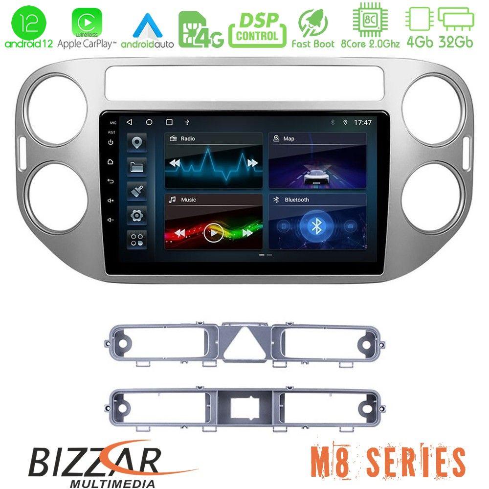 bizzar_m8_vw0083 Bizzar M8 Series VW Tiguan 8core Android12 4+32GB Navigation Multimedia Tablet 9" - Image 1