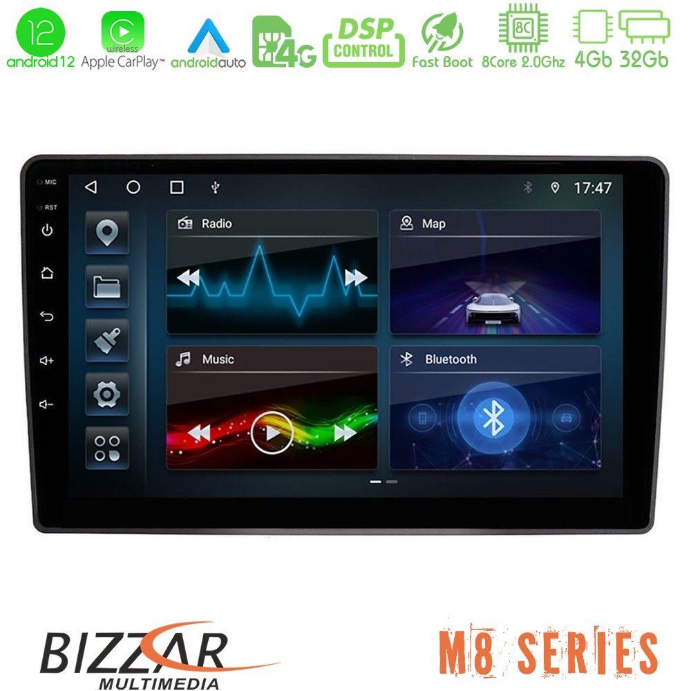 bizzar_m8_vw095n Bizzar M8 Series VW Passat 8core Android12 4+32GB Navigation Multimedia Tablet 9" - Image 1