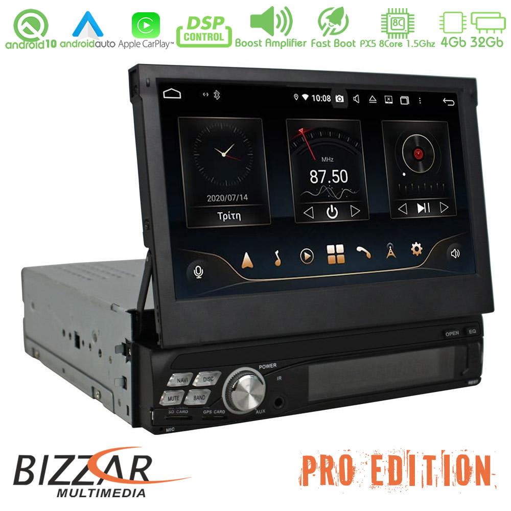 bl-8c-uv11-pro-1din-universal_2 Bizzar Pro Edition Universal 1DIN Deckless Android 10 8Core Multimedia Station - Image 1