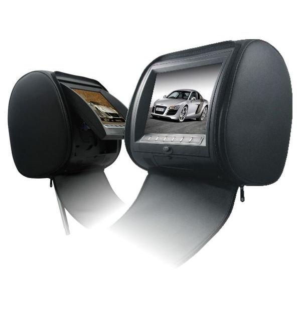 bz-hd77-angle-view 7" Προσκέφαλο DVD/USB player σε Μαύρο Χρώμα με φερμουάρ (τεμάχιο) - Image 1