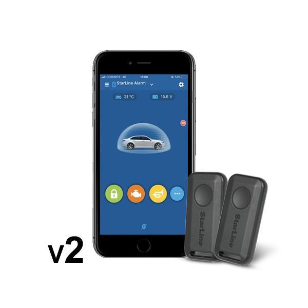 E9v2-2 Συναγερμός αυτοκινήτου StarLine E9-2 (Mini2) 2 tags (Σετ) - Image 1