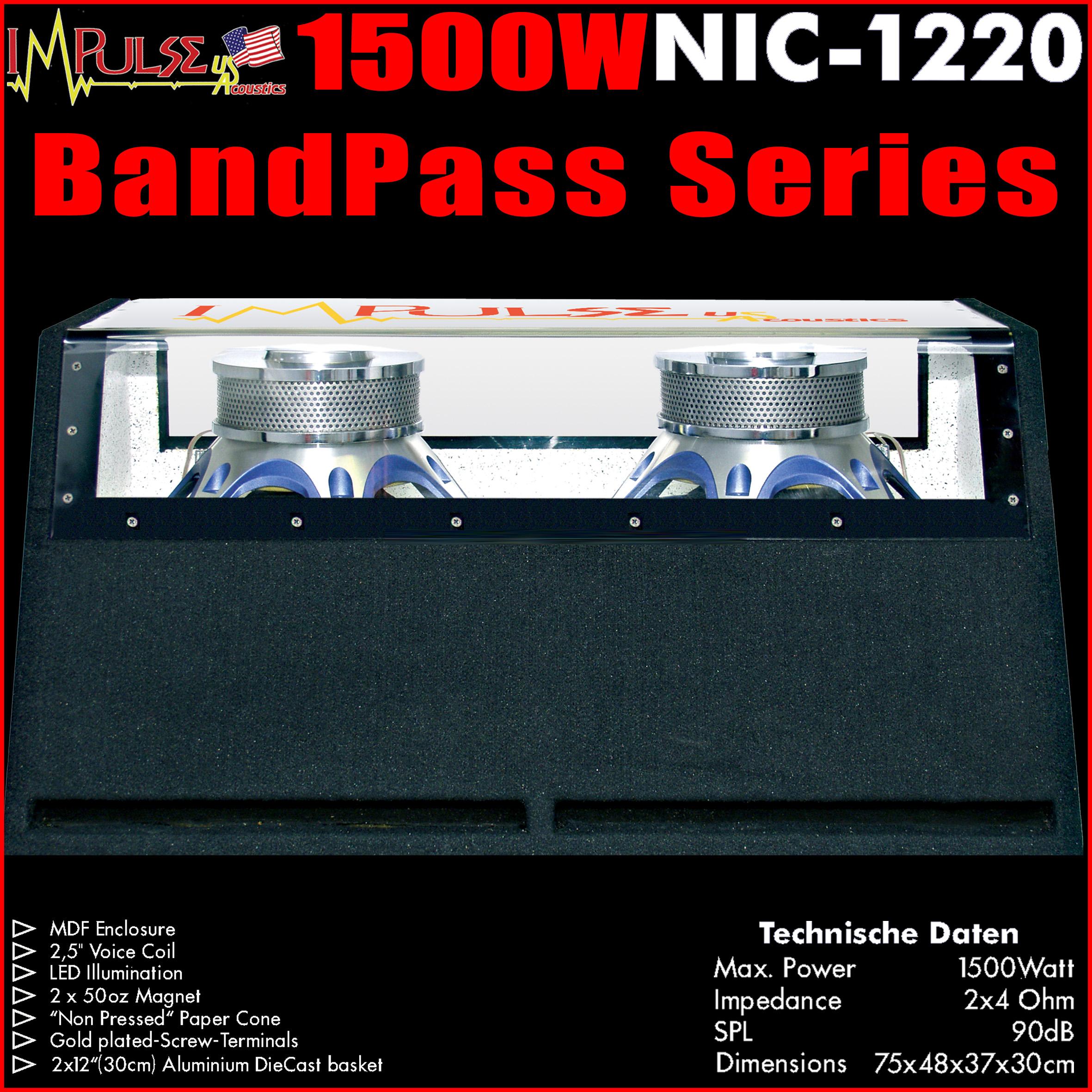 IMPULSE USAcoustics NIC-1220_01 IMPULSE USAcoustics NIC-1220BP - Image 1